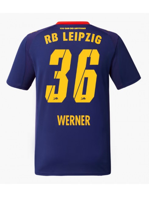 RB Leipzig Timo Werner #36 Replika Borta Kläder 2025-26 Kortärmad RB Leipzig Timo Werner #36 Replika Borta Kläder 2025-26 Kortärmad